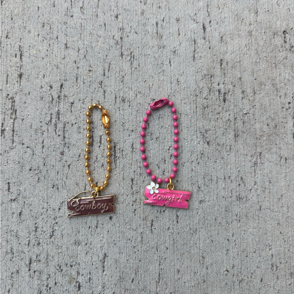 Cowboys and Cowgirls Keychains Stanley handle charm